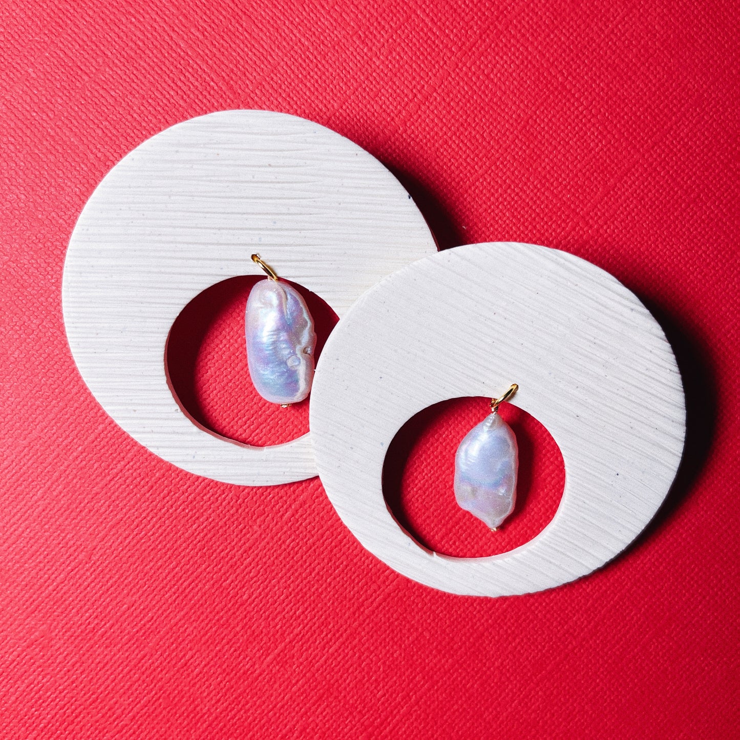 Big Ass Studs with Pearls