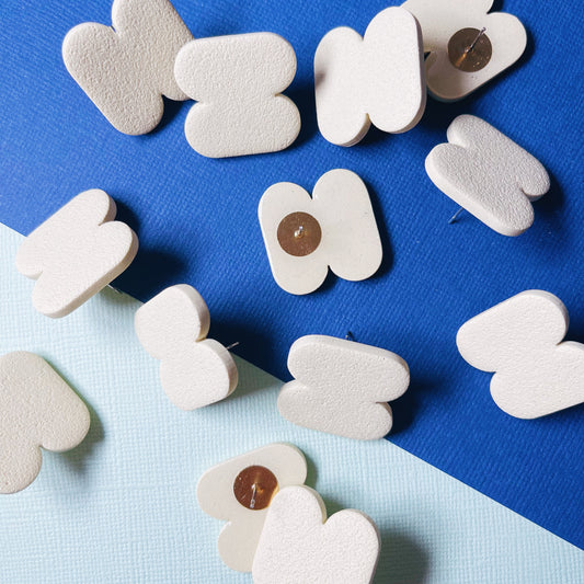 Textured Stacks Oversized Studs